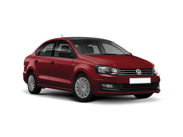 Volkswagen Polo Цвет: Красный Ruby, металлик. Чёрный Deep, перламутр