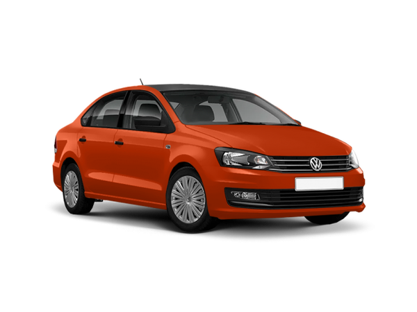 Volkswagen Polo Цвет: Оранжевый Copper Orange, металлик. Чёрный Deep, перламутр